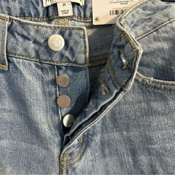 And Now This Macy’s The Mini Wide High Rise Relaxed Fit Cropped Jeans Size 25 - Picture 3 of 14